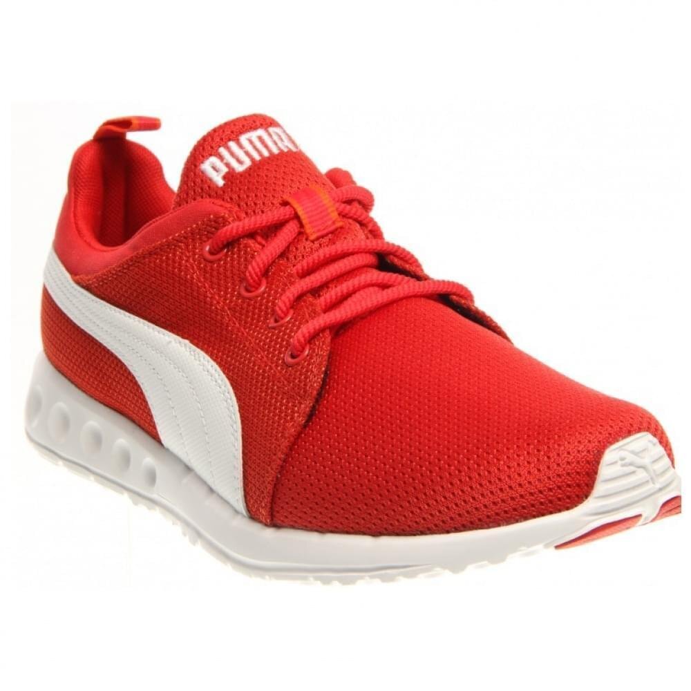 PUMA Men's Carson Runner-M, High Risk Red/White, 11 M US
